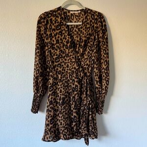 FRANCESCA’S long sleeve wrap dress